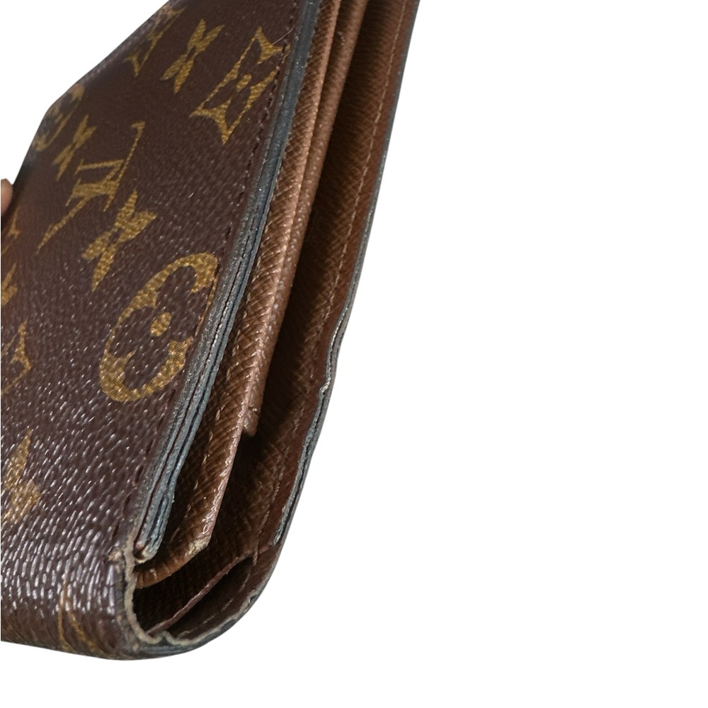 Louis Vuitton Monogram Canvas Wallet in Brown and Gold - Picture 7 of 11
